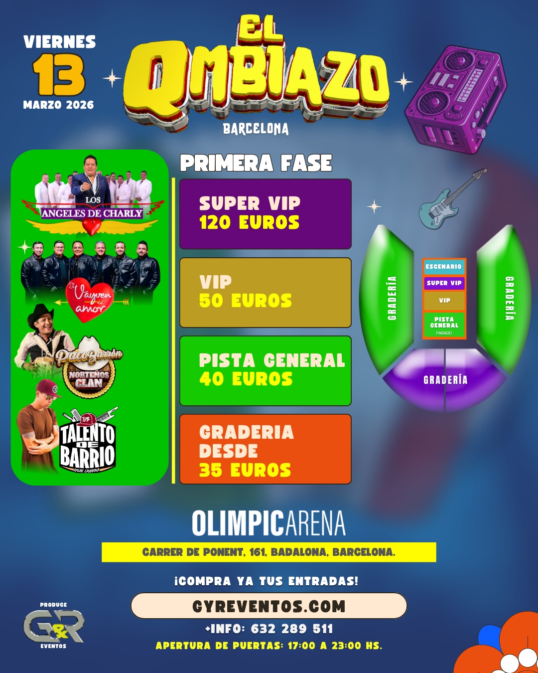 EL QMBIAZO #1 - BARCELONA EL QMBIAZO #1 - BARCELONA - GyR Eventos